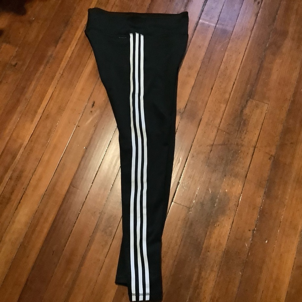 Adidas Women’s  Climalite three stripe high rise leggings